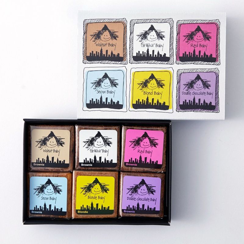 ブラウニー6個セット ベーシック ブラウニー 6個入り | Fat Witch New York