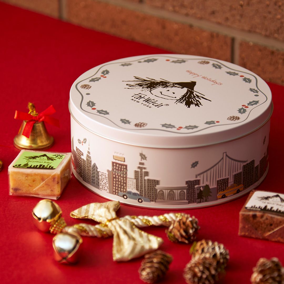 Fat Witch New York クリスマス ホリデー缶 ブラウニー 12個入り | New