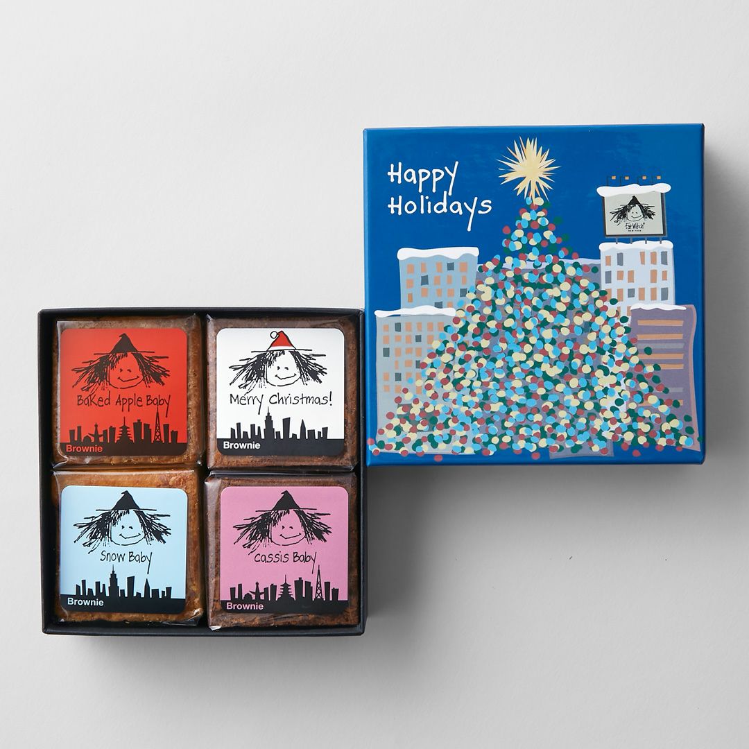 Fat Witch New York クリスマス ブラウニー 4個入り | New York Bakery