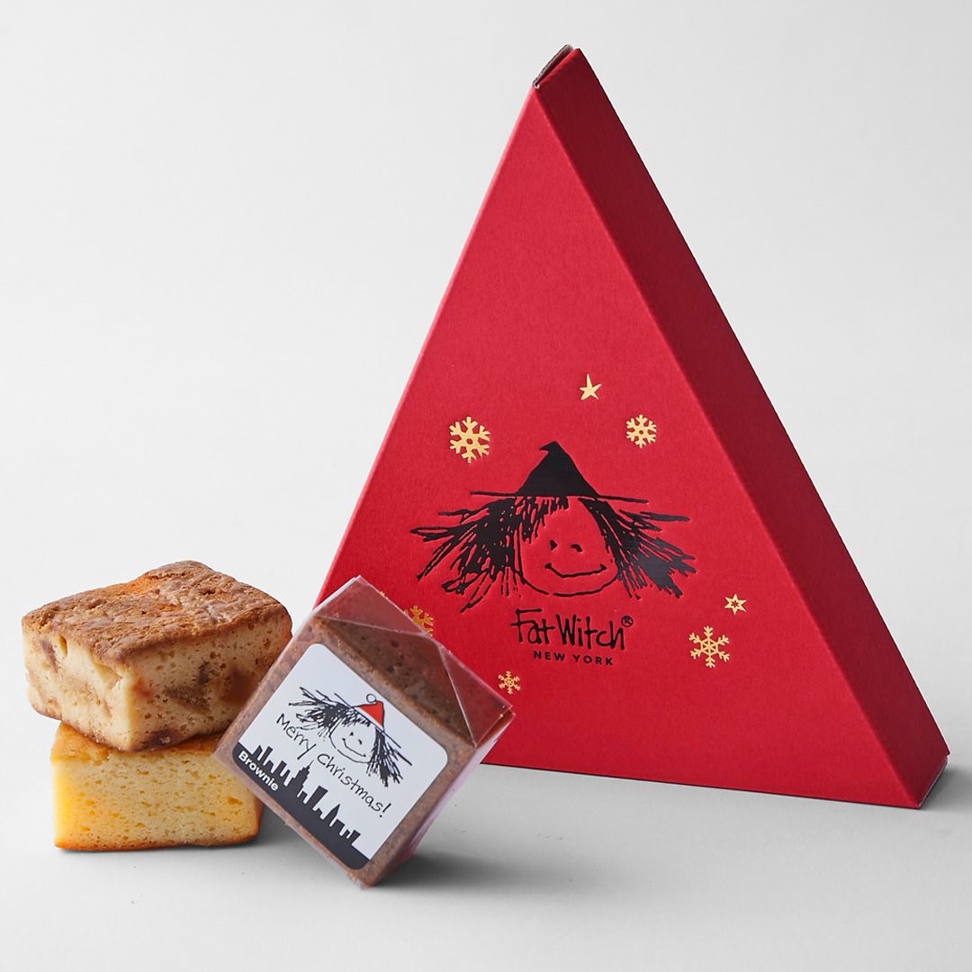 Fat Witch New York クリスマス ブラウニー 3個入り(レッド） | New