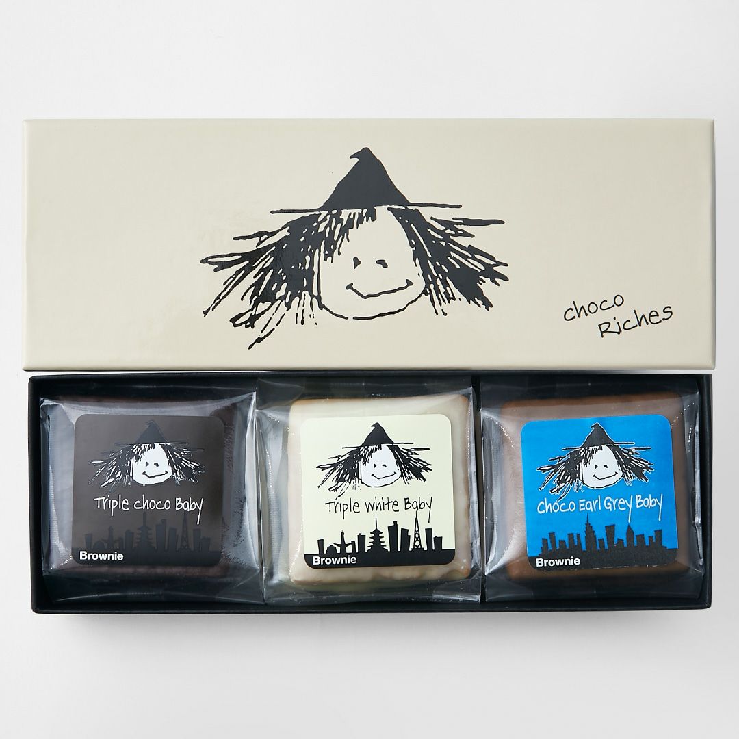 Fat Witch New York チョコリッチーズ チョコがけブラウニー3個入り